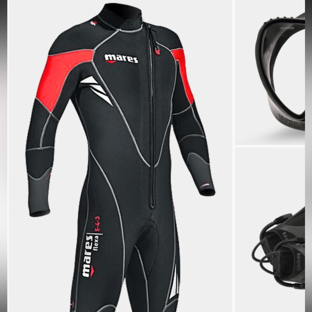 Mares 7mm semi dry wetsuit